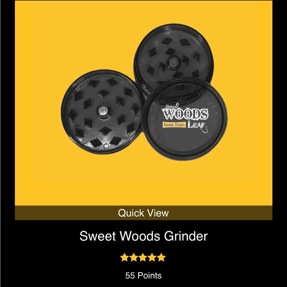 AUTHENTIC Sweet Woods Grinder - by Good Times